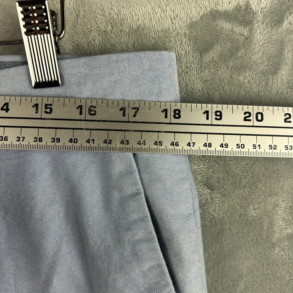 J.Crew Bowery Classic Chino Pants Men's 36x30 Blue Cotton Flat Front Casual - Picture 2 of 11